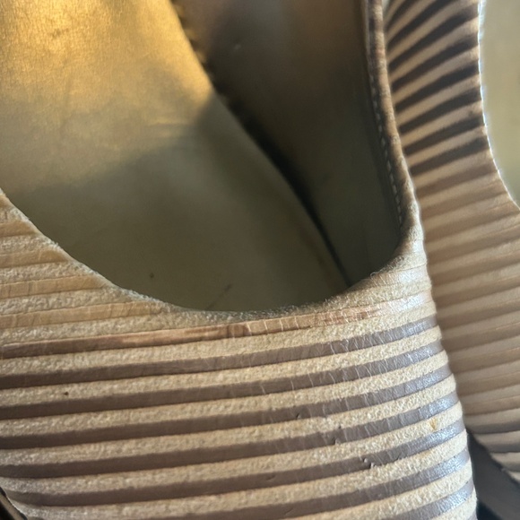 Jessica Simpson Colie Wood Platform Heels Size 10 - Picture 6 of 14